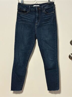 Sam Edelman “The Stiletto” Dark Blue Cropped High-Rise Skinny Jeans